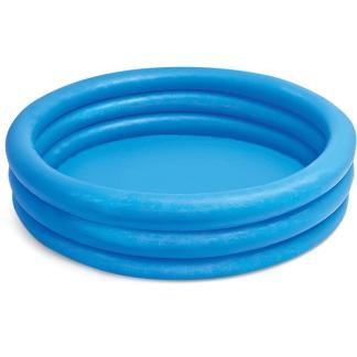 Opblaasbaar zwembad | Intex | Ø 114 x 25 cm (Blauw), Verzenden, Nieuw