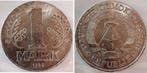 Duitsland 1 Mark Ddr 1983a auf 50 Pfennig 1,9 gr Unikat a..., Verzenden