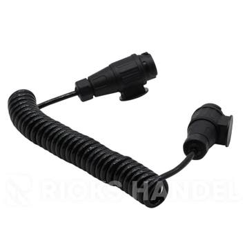 Spiraalkabel 8 polige kabel -  stekker/stekker 8 pins -, Ophalen of Verzenden, Nieuw