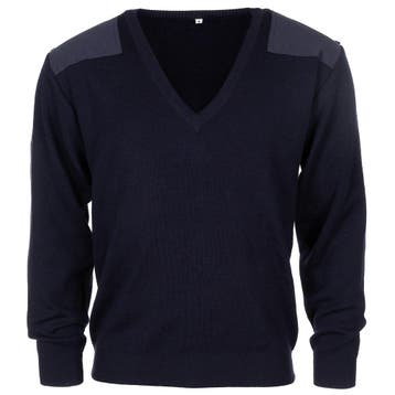 KL marechaussee commando trui wol/acryl met v-hals, blau..., Ophalen of Verzenden, Marechaussee, Nederland, Kleding of Schoenen