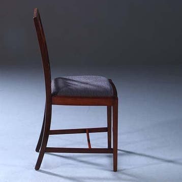 8  Engelse stoelen ca 1890 2 met armleuningen incl herstoffe, Antiek en Kunst, Ophalen of Verzenden