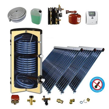 CV verwarming en tapwater zonneboiler 400L+ 3x Prisma Pro 18, Verzenden, Nieuw