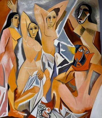 Les Demoiselles dAvignon – Handgeschilderd - Picasso, Ophalen of Verzenden, Nieuw