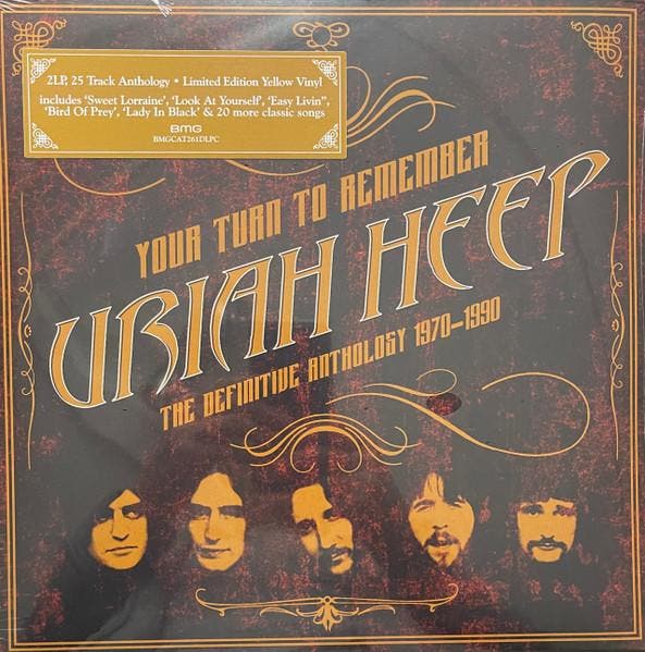 Uriah Heep - Your Turn To Remember - The Definitive Antholog, Cd's en Dvd's, Vinyl | Pop, Gebruikt, Ophalen of Verzenden