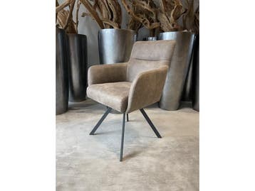 Veiling - Eetkamerstoel Manur (set van 4) Microvezel stof -, Nieuw
