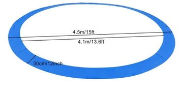 15ft Universele Vervanging Trampoline Veiligheidspad Waterdi, Kinderen en Baby's, Speelgoed | Buiten | Trampolines, Verzenden