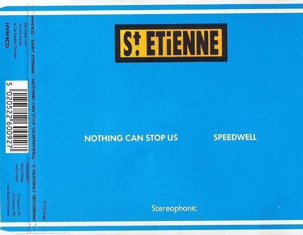 cd single - St. Etienne - Nothing Can Stop Us / Speedwell, Cd's en Dvd's, Cd Singles, Zo goed als nieuw, Verzenden