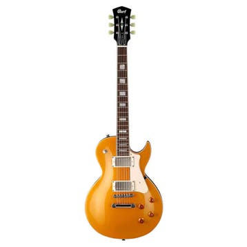 Cort CR200 GT2 Single Cut Elektrische Gitaar Gold, Ophalen of Verzenden, Nieuw