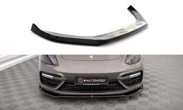 Voorspoiler V.2 Porsche Panamera E-Hybrid 971 Maxton Glans, Auto-onderdelen, Ophalen of Verzenden, Nieuw