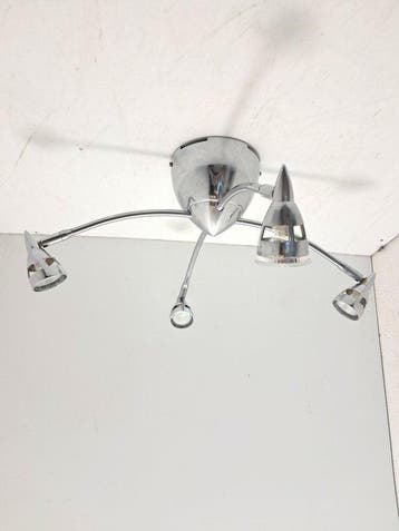 IKEA - K & M Hagberg - Plafondlamp - T 9805 - Verchroomd