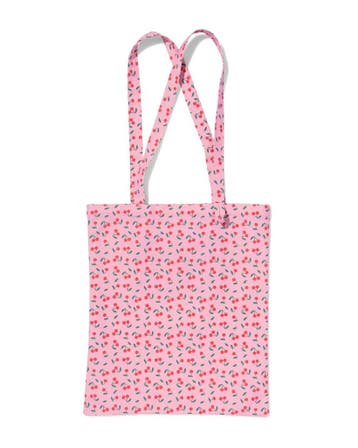 HEMA Canvas tas 42x36cm kersen, Verzenden, Nieuw