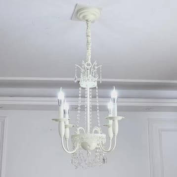 Moderne Kristallen Kroonluchter met 6 Lichtpunten - Stijlvol, Verzenden, Nieuw