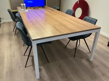 Online veiling: Vergadertafel, 300x120x76 cm, Nieuw