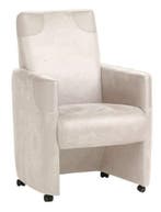 Eetkamerstoel Ron - eetkamerstoelen - Wit, Nieuw, Wit, Stof