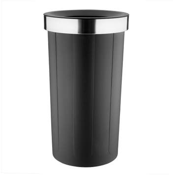 Bolero Ronde Zwarte Bak Met Open Deksel 60Ltr, Verzenden, Nieuw