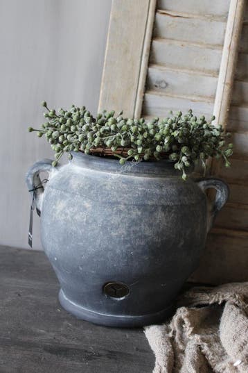 Brynxz kruik met oren Ancient clay 24 x 25 cm, Huis en Inrichting, Woonaccessoires | Vazen, Ophalen of Verzenden, Nieuw