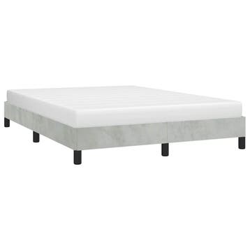 vidaXL Bedframe zonder matras lichtgrijs 152x203 cm Queen, Huis en Inrichting, Slaapkamer | Bedden, Verzenden, Nieuw, Tweepersoons
