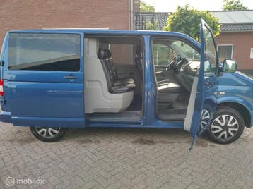 Zakelijke lease - Volkswagen Transporter 2.0 TDI L1H1, Euro 5, Gebruikt, Regensensor, Blauw