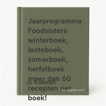 Jaarprogramma Foodsisters winterboek, lenteboek, zomerboek,, Boeken, Kookboeken, Verzenden, Gelezen, Jc Koeman