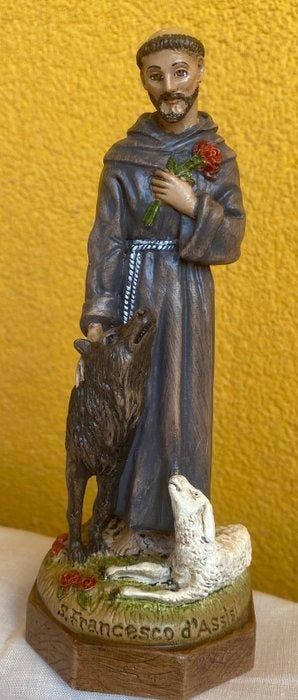 Figuur - San Francesco d’Assisi con il lupo - Hars