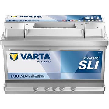 VARTA E38 Dynamic SLI accu | 574 402 075 | 12V 74Ah 750A, Ophalen of Verzenden, Nieuw