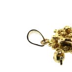 gouden broche/hanger van een mutsenbel (Hanger of bedel), Ophalen of Verzenden, Gebruikt, Goud, Overige merken