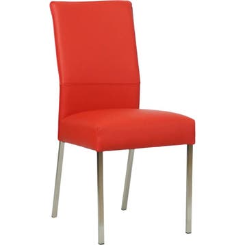 Set van 10 Leren eetkamerstoelen Real - Toledo Ferrari, Ophalen of Verzenden, Nieuw, Leer, Vijf, Zes of meer stoelen