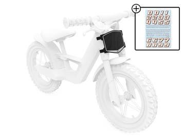 BERG-Onderdeel Ride-on - Biky - Race Plate + Sticker sheet, Ophalen of Verzenden, Nieuw