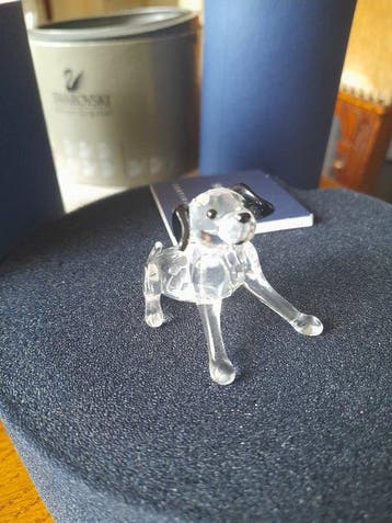 Swarovski - Beeldje - Dalmatian puppy sitting - 628909 -, Antiek en Kunst