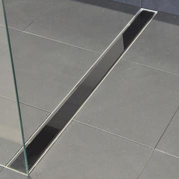 Wiesbaden Glasrooster voor Douchegoot - 60x7cm - Glanzend, Ophalen of Verzenden, Nieuw, Rvs