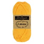 Scheepjes Catona 50g - 208 Yellow Gold, Ophalen of Verzenden, Nieuw, Breien of Haken, Wol of Garen