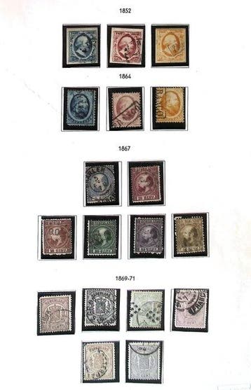 Nederland 1852/1967 - Volledige collectie op, Postzegels en Munten, Gestempeld