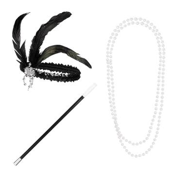 Accessoireset Flapper Diva 3-Delig, Ophalen of Verzenden, Nieuw