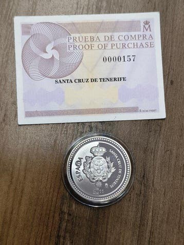 Spanje. 5 Euro 2011 Santa Cruz de Tenerife (Zonder