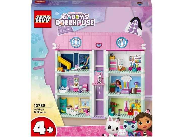 LEGO Gabbys Dollhouse - Poppenhuis met 4 Minifiguren en, Kinderen en Baby's, Speelgoed | Poppenhuizen, Nieuw, Verzenden
