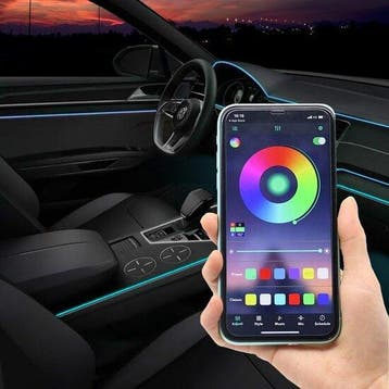 10-Delige Multi-Colour LED Interieur Sfeerverlichting B8892, Nieuw, BMW