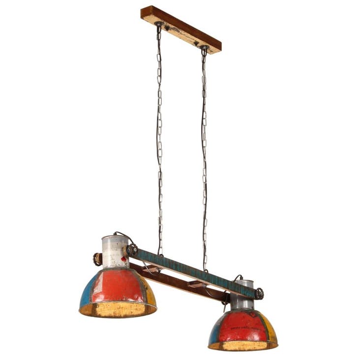 vidaXL Hanglamp industrieel 25 W E27 111 cm meerkleurig, Huis en Inrichting, Lampen | Overige, Nieuw, Verzenden