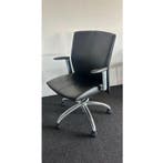 (MDK-107347) Artifort verrijdbare vergaderstoel leder, Ophalen of Verzenden, Gebruikt