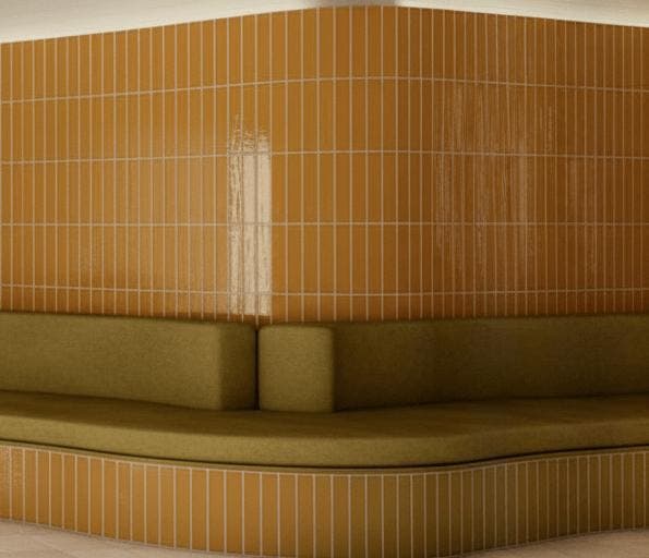 Wandtegel Ragno Gamma Oranje Fire Mat 5x30 (Muurtegels), Doe-het-zelf en Verbouw, Tegels, Minder dan 20 cm, 20 tot 40 cm, 10 m² of meer