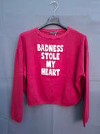Bershka BSKGirl cropped trui fuchsia, Kleding | Dames, Truien en Vesten, Bershka BSKGirl, Zo goed als nieuw, Maat 36 (S), Roze