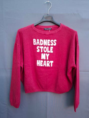Bershka BSKGirl cropped trui fuchsia, Kleding | Dames, Bershka BSKGirl, Zo goed als nieuw, Maat 36 (S), Roze