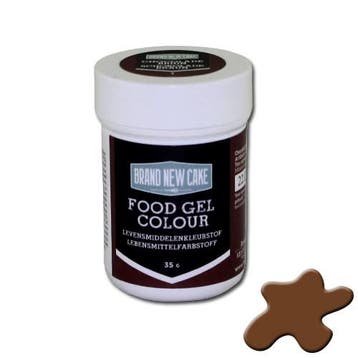 BrandNewCake Kleurstof Gel Chocolade Bruin 35g, Verzenden, Nieuw