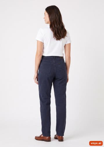 Vintage Chinos Heren maat WW23 / L28 Marineblauw Vintage, Ophalen of Verzenden, Nieuw, Lee