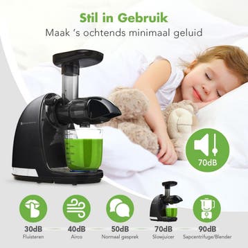 2dekans | KitchenBrothers Slowjuicer - Juicer - Groenten en, Ophalen of Verzenden, Zo goed als nieuw