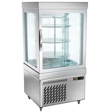 GGM Gastro | Panoramische koelvitrine - 230 liter - 670mm -, Verzenden, Nieuw