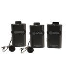 Boya BY-WM4 Pro-K2 Duo Lavalier draadloze microfoonset, Verzenden, Gebruikt