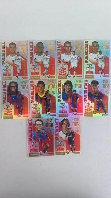 2026/27 Panini Stars on 25 Lionel Messi, Kylian Mbappé,, Nieuw