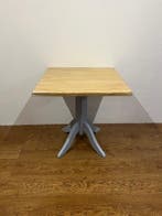 Gebruikte Tafel (70x70cm) - T1514 Vintage/Café, Huis en Inrichting, Tafels | Eettafels, Ophalen, Nieuw