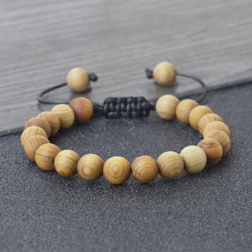 Houten Kralen Armband Sandelhout - Tibetaans Boeddha Meditat, Verzenden, Nieuw