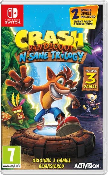 Crash Bandicoot: N. Sane Trilogy Switch Morgen in huis!, 1 speler, Ophalen of Verzenden, Zo goed als nieuw, Vanaf 7 jaar